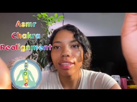 Asmr friend helps you realign your chakras (affirmations, singing bowl, stones & hand movements)
