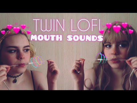 ASMR Twin Lofi Mouth Sounds 👄👅