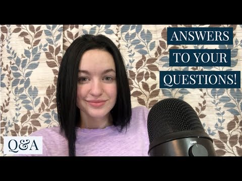 [ASMR] Answering Your Questions! (Q&A)