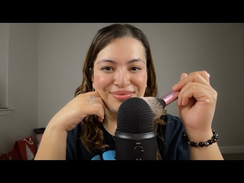 ASMR| Mic brushing with mouth sounds (requested video 🫶🏻) - intense mouth sounds 😴