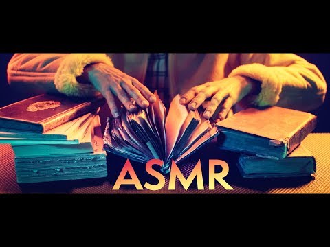 ASMR PAGE TURNING 📖8 Crinkly Ancient Books from a French Bouquiniste in Paris