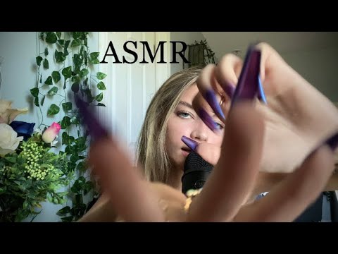 Sensitive, Clicky Whisper Ramble~ (inaudible whispers, mouth sounds, tapping, hand movements) | ASMR