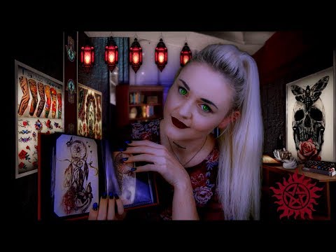 [ASMR] Tattoo Shop - Witch Gives You A Tattoo