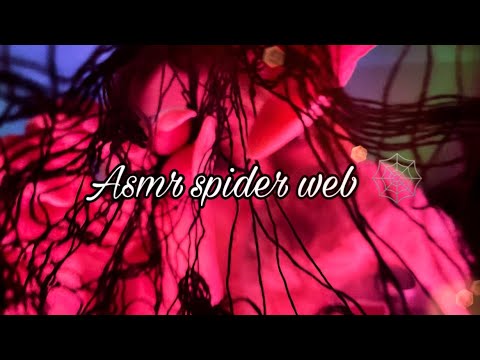 ASMR - Spider Web / inaudible whishpers /