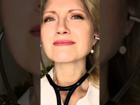 ASMR Listening to Your Lungs 🫁 🩺👩‍⚕️😘 #medical #personalattention