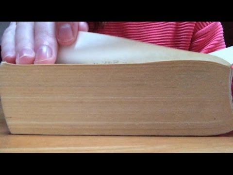 ASMR Slow Book Page Turning (No Talking) Intoxicating Sounds Sleep Help Relaxation