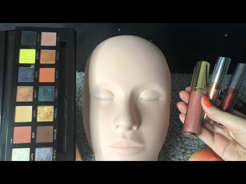 ASMR Makeup on Mannequin (Whispered Livestream)