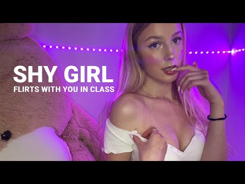 The Shy Girl in Class Flirts With You! ❤️ ASMR Roleplay