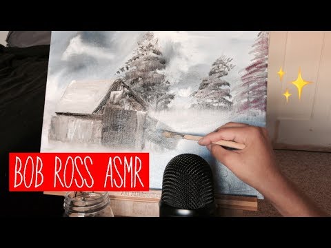 BOB ROSS ASMR PAINTING SOUNDS