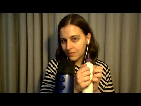 ASMR Bottle Tapping and Lid Sounds (With Some Whispering)