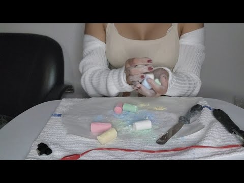 ASMR 💫 Playing with chalk