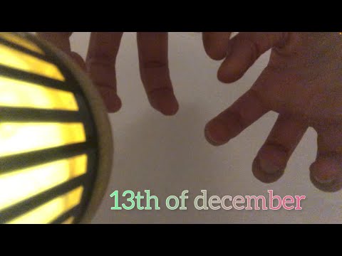 ASMR | 13th of december | 13 min of tapping on you in different places ✨😴🔥