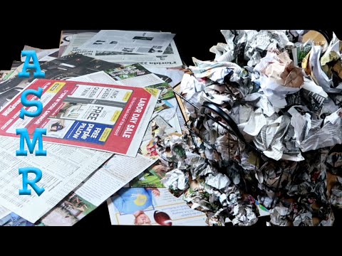 ASMR: Viewer Request - Paper Crumble (Paper Sounds, Paper Rummage, No Talking)