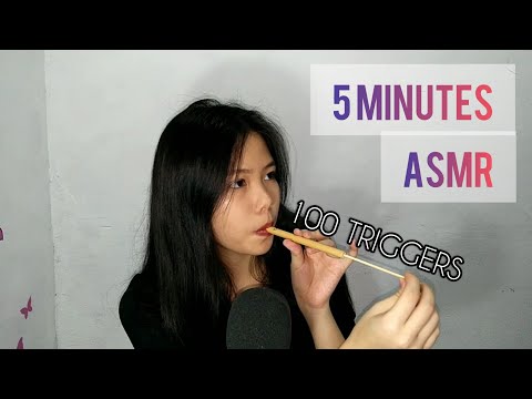 [ASMR] 100 Triggers in 5Minutes | Special 100subs