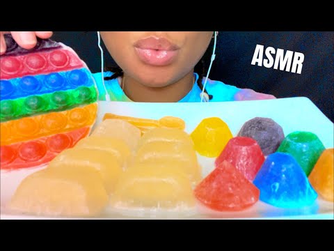 ASMR | Crystal Candy 🍬 💎 Kohakutou Jelly Satisfying CRUNCH *bites only*