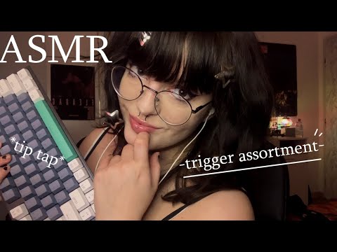 ⭐Sleepy Trigger Assortment ASMR | Tapping, Scratching, Gripping, Whispering, Mouth Sounds, Tingles
