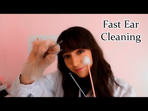 ⭐ASMR Fast Ear Cleaning (Binaural, Soft Spoken)