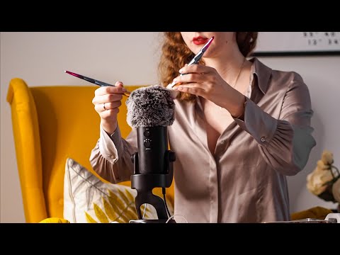 ASMR Binaural Microphone Brushing (no talking)