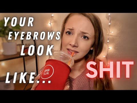 ASMR Rude Friend Plucks Your Eyebrows Roleplay (Up-Close Personal Attention)