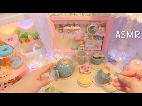 ASMR✨동심을 자극하는 장난감 디저트 카페🍭🍰(귀여운 미니어처) | 토킹+노토킹 | Toy Dessert Cafe For Sleep(Eng sub) 상황극