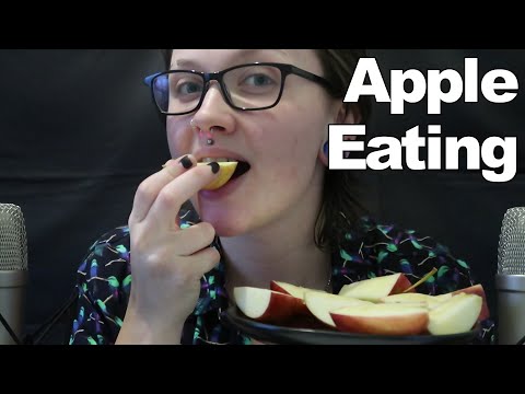 ASMR Juicy Apple Crunching [Eating, Crunching]
