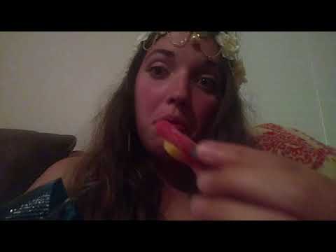 Happy Halloween! Eating candy, crinkling wrappers, and drinking ASMR