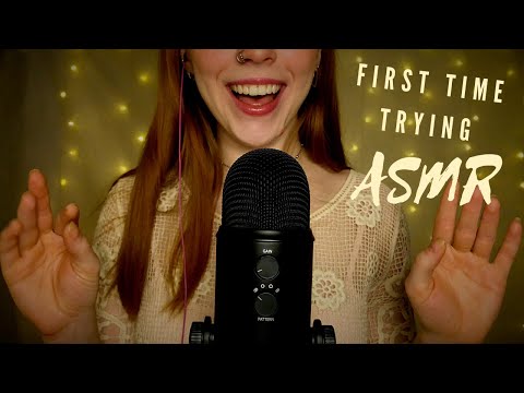 my first time trying ASMR!!