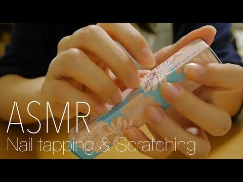 [ASMR] 紙箱をネイルタッピング、スクラッチング Fast & Slow Tapping & Scratching [囁き声-Whisper]