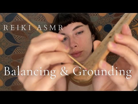 Reiki ASMR ~ Balancing | Grounding | Yin and Yang | Earth Energy | Root Chakra | Energy Healing