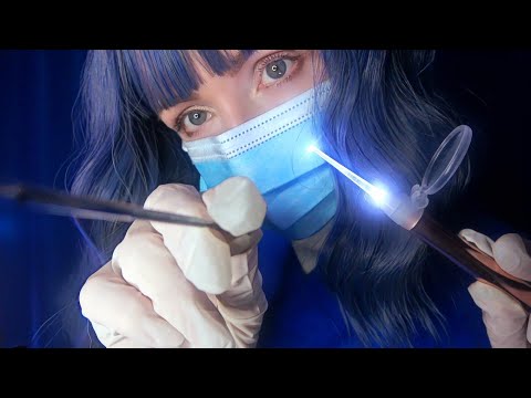 ASMR Ear Cleaning, Exam and Hearing Test, Otoscope, Role Playing