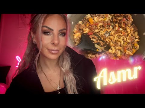 ASMR Cooking With Me & My Fiancé SUPER Close Whisper Voiceover & Tingly Food Trigger Sounds
