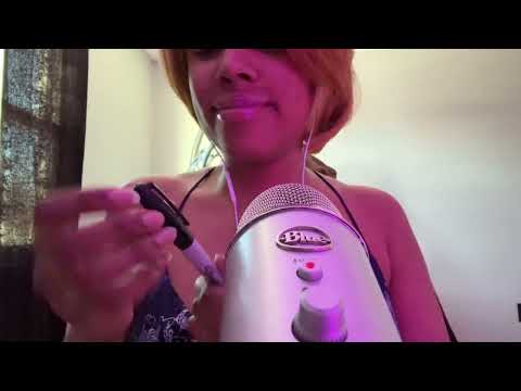 ASMR - fast tapping and a minimal talking 🩷🩷