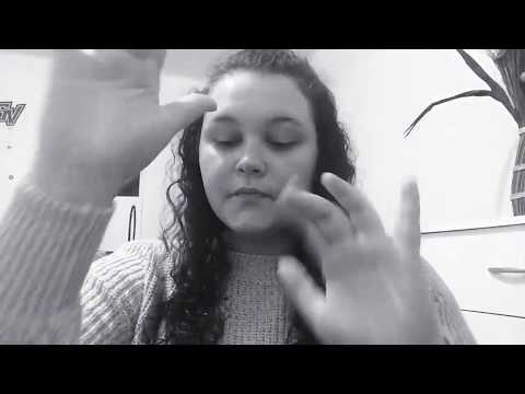 asmr b&w- FAST & AGGRESSIVE HAND MOVEMENT (plucking, finger flutter, & tongue clicking) 🖤