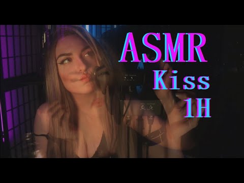 ASMR - KISS 1H de douceur *Breeze, Moan, Wink* NO TALKING