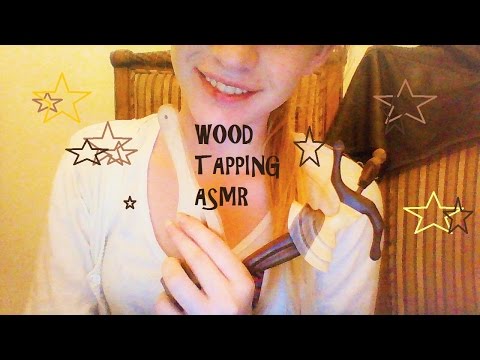 Tapping on Wood ASMR: ||| Wood tapping, wood sounds, light wood sounds |||
