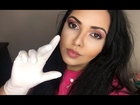 Touching you with Latex Gloves |Hand Movements | No Talking