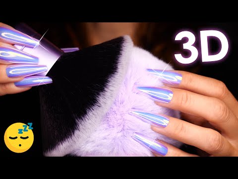 12 Hours 3D Head MASSAGE & BRUSHING ASMR 😴 99.99% of You Will SLEEP (No Talking)