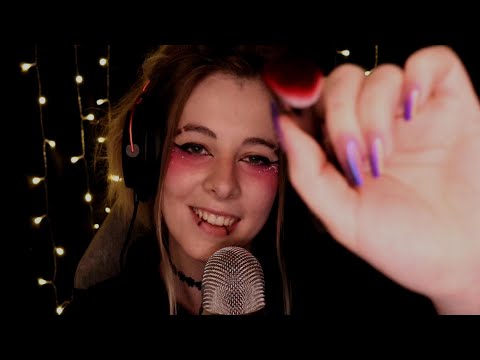 ASMR | doing your makeup! - personal attention, visuals, breathy whispering, blue yeti