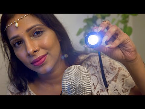 ASMR | Indian+English accent | Visual triggers part2|reiki, energy pulling, flashlight, facebrushing