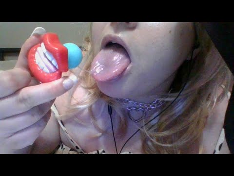ASMR Lip Pop Sucker, Mouth Sounds