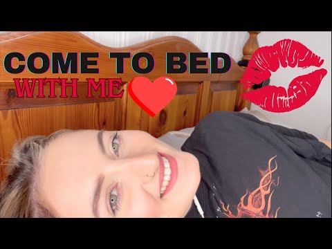 ASMR: Come To Bed With Me | Girlfriend Bedtime Role-play | Kisses, Pillow Talk + Positive Attention