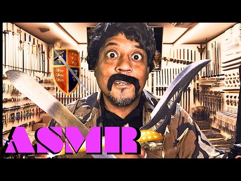 Knife and Sword Weapon Store ASMR Roleplay