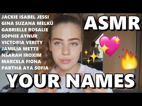 ASMR Whispering My Subscribers Names (Part 2) ❤️