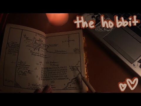 asmr reading the hobbit and almost burning my house down for the aesthetic