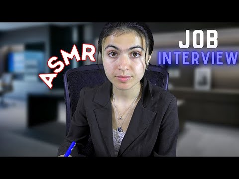 ASMR || at your job interview