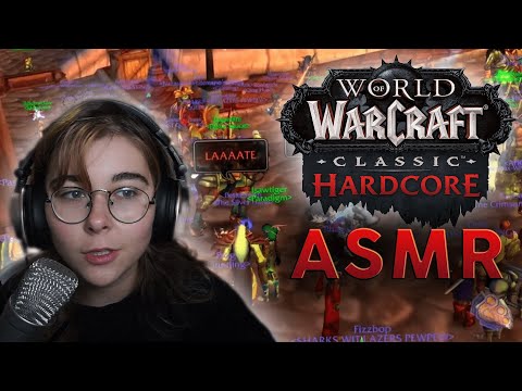 ASMR | Playing Classic Hardcore & Leveling in WoW