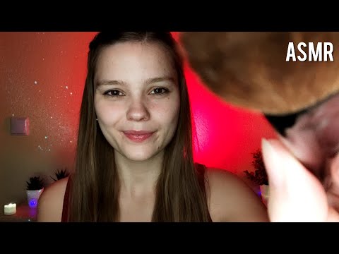 ASMR Face Brushing for Sleep (layered sounds, personal attention)