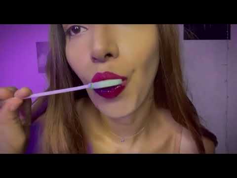 ASMR SUCKING LOLLIPOP MOUTH SOUNDS 💜 by Demilly ASMR 💜
