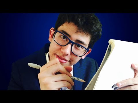 ASMR SKETCHING YOUR PORTRAIT (Roleplay)