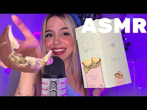 ASMR PROVANDO O OVO DE PISTACHE QUE VIRALIZOU NO TIKTOK